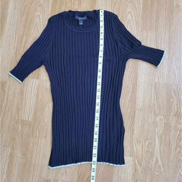 NEW! INC Rib Knit Sparkle Trim Sweater size Small - Picture 9 of 12